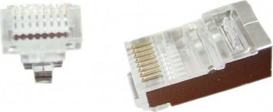 Gembird Ștecher RJ-45 masculin 50buc Alb (LC-PTF-01/50)