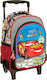 Gim Let's Race Kindergarten School Trolley Bag Multicolour L25xW15xH35cm