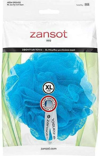 Zan Sot Σφουγγάρι Μπάνιου Δίχτυ XL Γαλάζιο 1τμχ