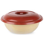 Viosarp Basin Round with Lid Capacity 20lt Beige