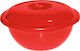 Viosarp Round Cleaning Bucket with Lid 15lt Red