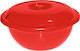 Viosarp Basin Round with Lid Capacity 15lt Red