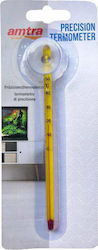 Amtra Aquarium Technical Equipment Precision Aquarium Thermometer with Suction Cup 15cm.
