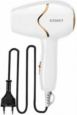 Kemei Travel Hair Dryer 1800W ΚΜ-6839