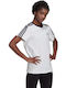 Adidas Essentials 3 Stripes Damen Sport T-Shirt Weiß