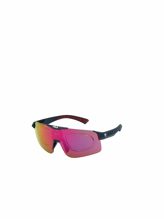 Fila Sunglasses with Black Acetate Frame SFI127 7SFX