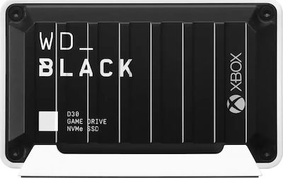 Western Digital Black D30 Game for Xbox USB-C External 2.5" SSD 1TB Black