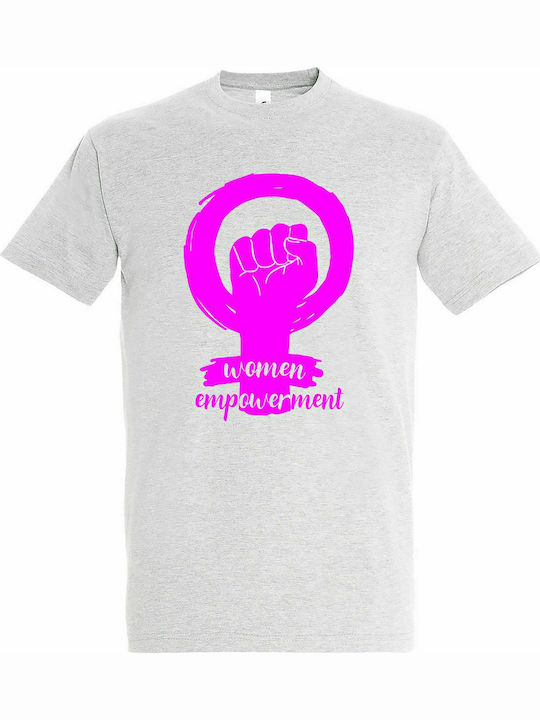 Unisex Tshirt "Women Empowerment", Ash