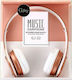 Gjby GJ-22 Wired On Ear Headphones Pink