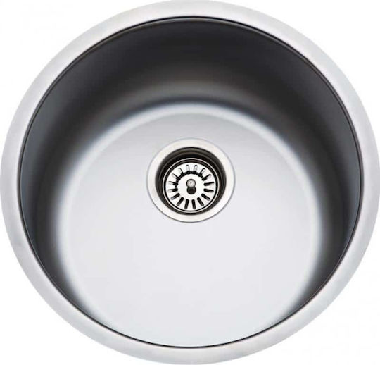 Fortinox Valley 28900 Drop-In Spüle Inox Satiniert B43.5xT43.5cm Silber