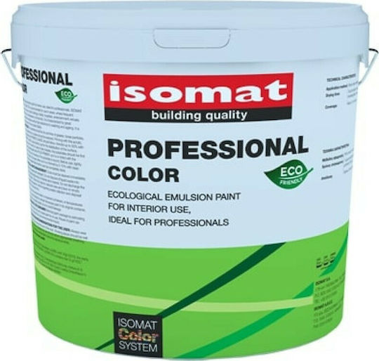 Isomat Professional Color Eco Plastic Ecological Paint for Interior Use White 2.5lt