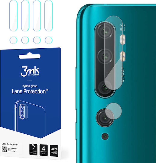 3MK Lens Protection Προστασία Κάμερας Tempered Glass Διάφανο για το Xiaomi Mi Note 10 / 10 Pro