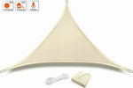 Grasher Triangle Shade Sail Ecru 3.6x3.6x3.6m 180gr/m²