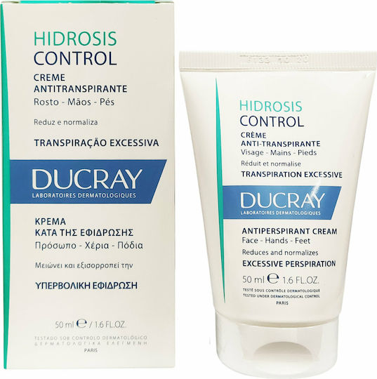 Ducray Hidrosis Control Дезодорант 48ч в Крем 50мл
