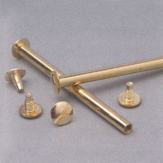 Next Schraube Buchbinden Schrauben Gold Männlich/Weiblich für Menü 20mm