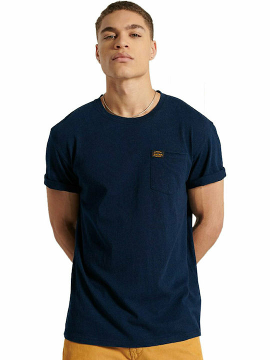 Superdry Men's Short Sleeve T-shirt Blue