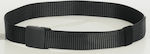 Polo Military Strap Belt Black Ζώνη Μέσης Μαύρη 125cm