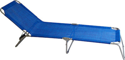 Ankor Strandliegen Blau Faltbar 188x58x28cm. 1Stück