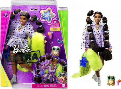 Mattel Barbie Extra: Bobble Hair Dark Skin Doll (GXF10)