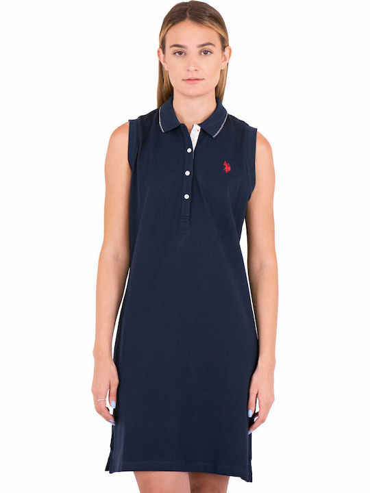 Amy Καλοκαιρινό Mini Φόρεμα Navy Μπλε