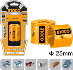 Ingco Ποτηροπρίονο HSS 25mm