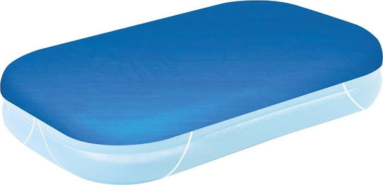 Bestway Flowclear Αντηλιακό Προστατευτικό Κάλυμμα Πισίνας Παραλληλόγραμμο Μπλε 262x175εκ.