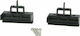 Connects2 Πρόσοψη 2 Din Πρόσοψη R/CD-Οθόνης Audi A2 / A3 / A4 / A6 για Audi A2 1999 2005