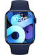 AK76 44mm Smartwatch με Παλμογράφο (Μπλε)