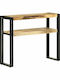 Console Table of Solid Wood & Metal Mango wood L90xW30xH75cm