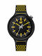 CAT Diamond Mesh Ανδρικό Ρολόι 46mm Μπαταρίας με Καουτσούκ Λουράκι
