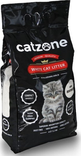 Catzone White Cat Litter Bentonite Cat Litter 5kg