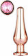 Dream Toys Gleaming Love Rose Gold Pleasure Plug Πρωκτική Σφήνα Medium Ροζ 11cm