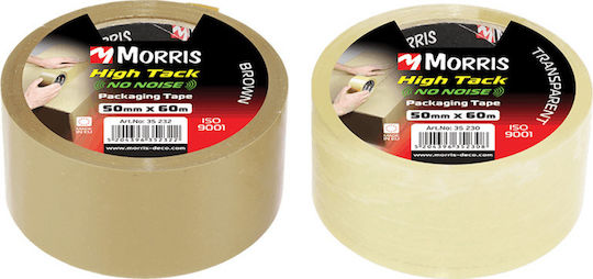 Morris Verpackungsfolie Stumm 38mm x 60m in Braun Farbe
