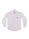 Kids Shirt Long Sleeve White Shirt 93006