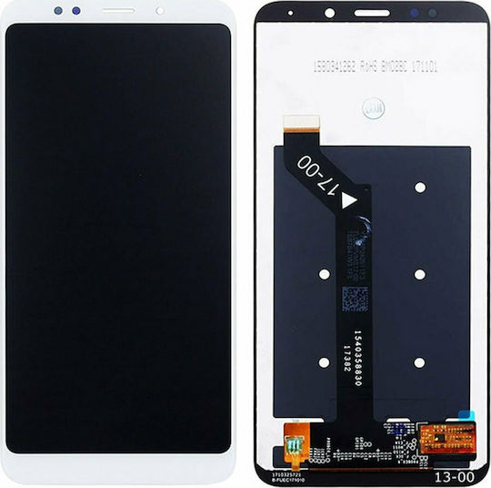 Οθόνη LCD με Μηχανισμό Αφής για Redmi 5 Plus (Λευκό)