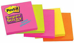 3M Super Sticky Notes Pad Cube 450 Sheets Multicolour 7.6x7.6cm