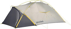 Salewa Litetrek II Pro Campingzelt Klettern Gray mit Doppeltuch 4 Jahreszeiten für 2 Personen Wasserdicht 3000mm 260x140x110cm