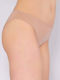 Damen-Slip Nahtlos Beige