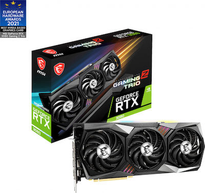 MSI GeForce RTX 3080 10ГБ GDDR6X Гейминг Z Trio LHR Карта Графики