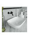 Olympia Trend Rectangular Надеждна мивка Порцелан 50x38x14.4см Бял