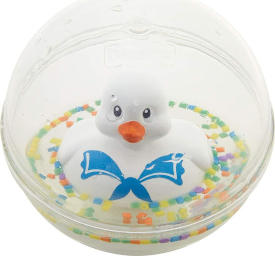 Fisher Price Watermates Μπάλα Μπάνιου Λευκό Παπάκι για 3+ Μηνών