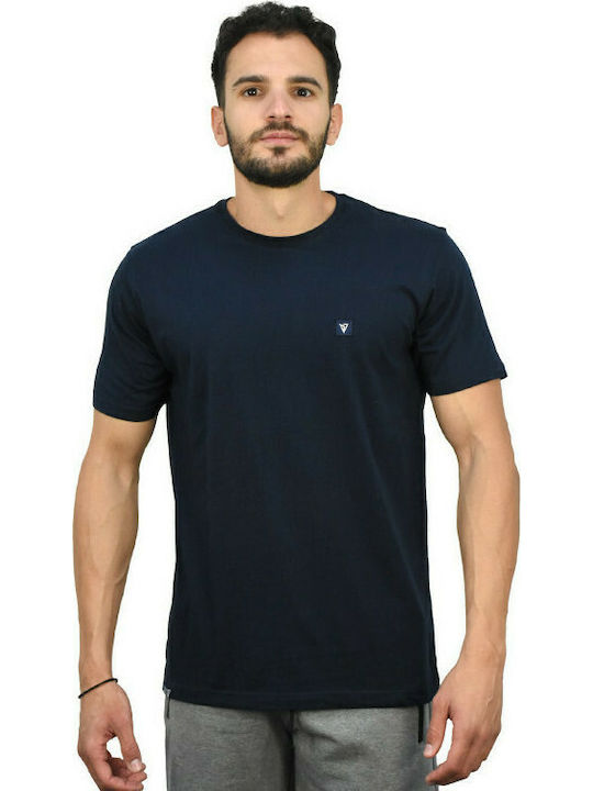 Αθλητικό T-shirt Navy Μπλε