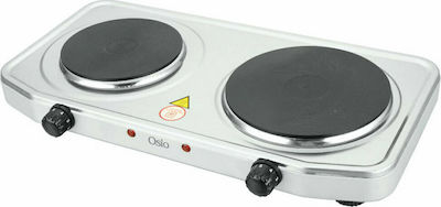 Osio Countertop Burner Emaille Double Inox