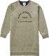 Φόρεμα Mädchenkleider Mädchenkleid Einfach Langärmelig Gray