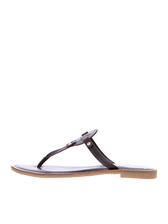 Sandale Casual Damă din Piele Maro