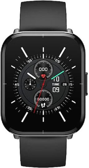 Mibro Color Wasserdicht Smartwatch mit Pulsmesser (Schwarz)