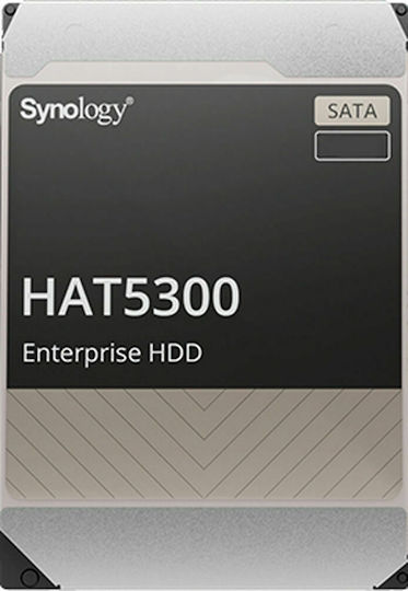 Synology HAT5300 12TB HDD Σκληρός Δίσκος 3.5" SATA III 7200rpm με 256MB Cache για NAS HAT5300/12T