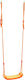 Epiplo-Fos Hanging Plastic Kids Swing for 3+ Years Orange