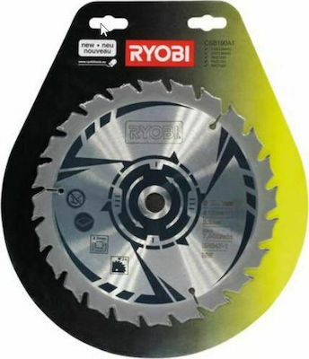 Ryobi 5132002580 Cutting Disc Wood 190mm with 24 Teeth 1pcs