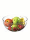 Viosarp Salad Bowl Glass Transparent 25x13cm 1pcs